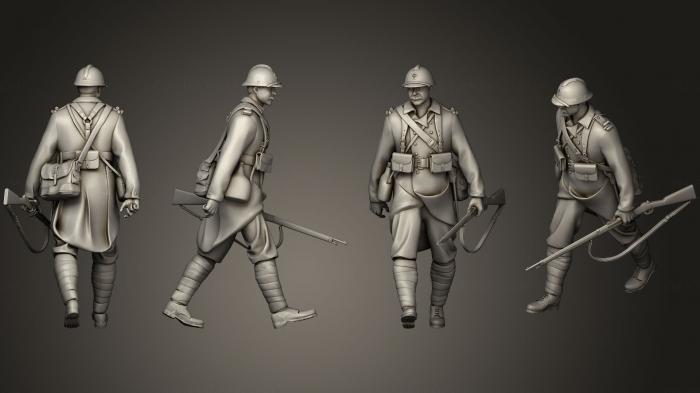 Military figurines (STKW_0322) 3D model for CNC machine